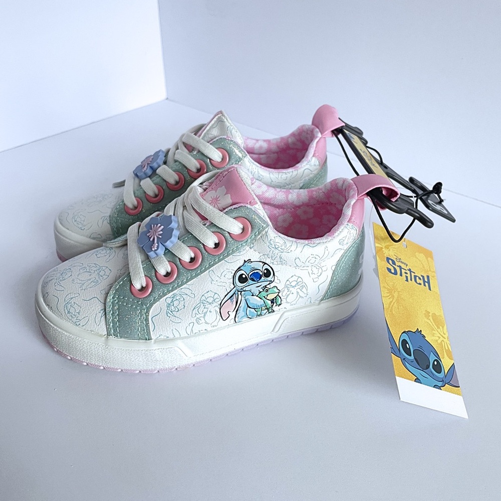 Disney Stitch Sneakers Toddler Girls (Size 8T)
